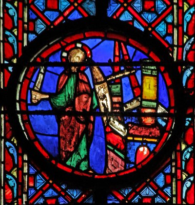 An Angry God with Sword at the City by French School