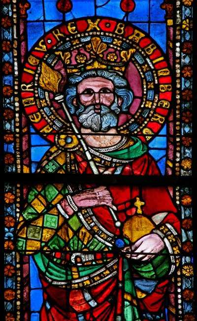 Window w11 depicting Emperor Henry de Bamberg by French School