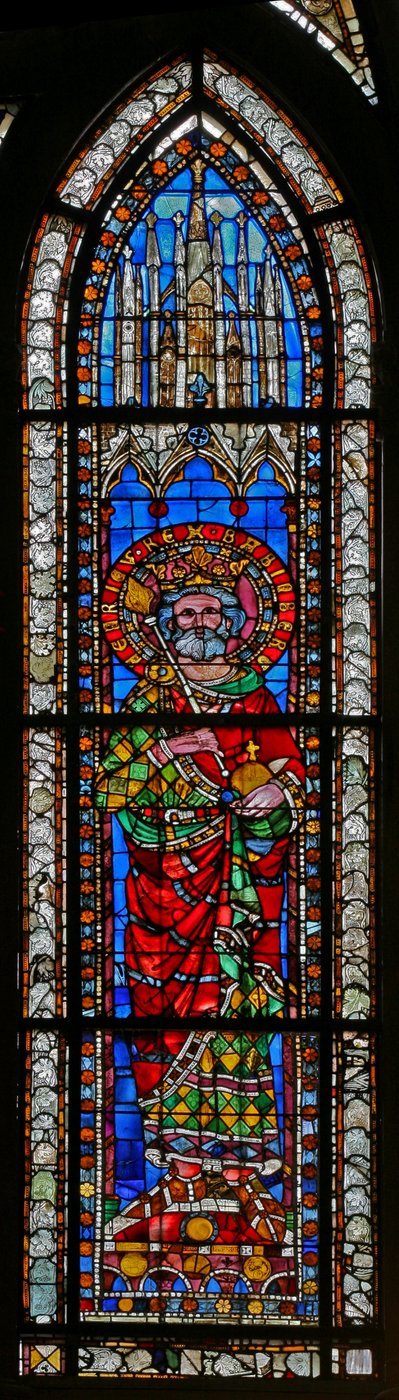 Window w11 depicting Emperor Henry de Bamberg by French School