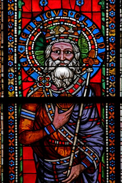 Window w11 depicting Emperor Henry de Bamberg by French School