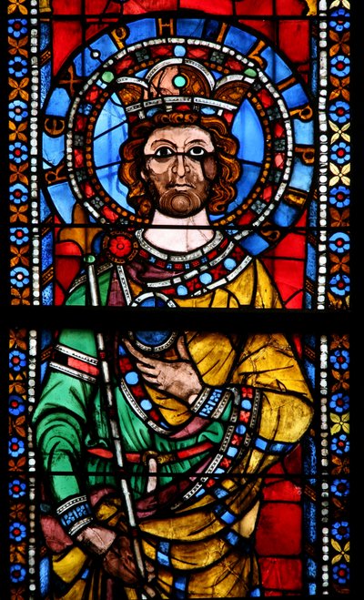 Window w11 depicting Emperor Philippe de Souabe by French School