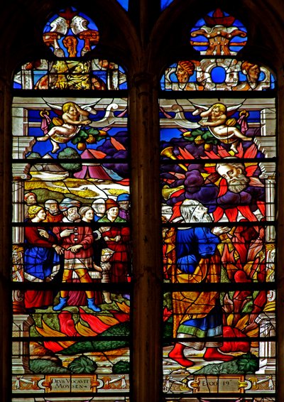 Moses Receiving the Tables of the Law by French School