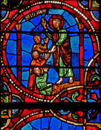 St John and the Poisoned Cup: St John Survives and Revives the Poisoned Men by French School