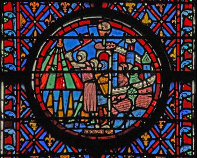 The Assyrians Go Out by French School