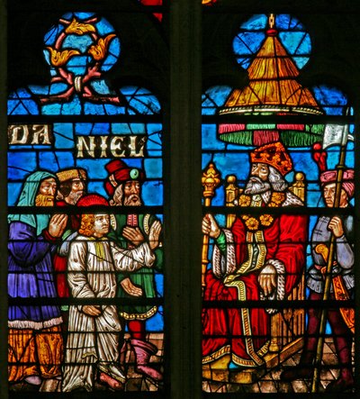 Scenes from the story of Daniel: before Nebuchadnezzar by French School