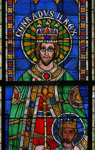 Emperor Conrad and Son by French School