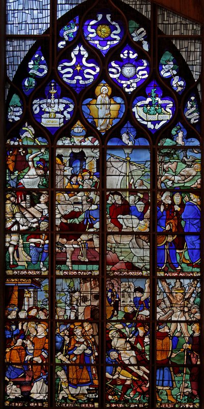 Window depicting St Vincent
