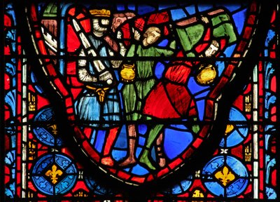 Croesus Brings Relics from Jerusalem by French School