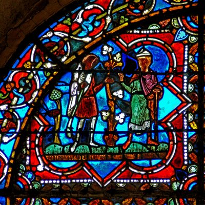 Prodigal Son Story: His Father with His Brother by French School