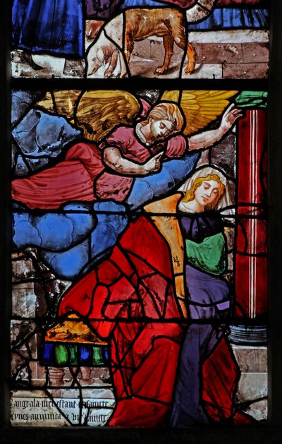 Window depicting a Scene from the Life of St Yves by French School