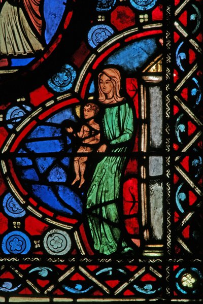 Scene from the Life of St Martin (Window W1) by French School