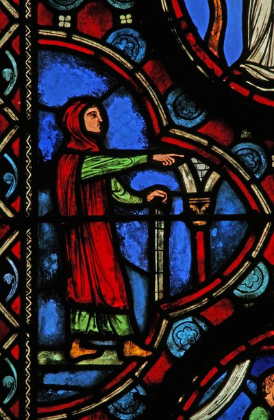 Scene from the Life of St Martin (Window W1) by French School