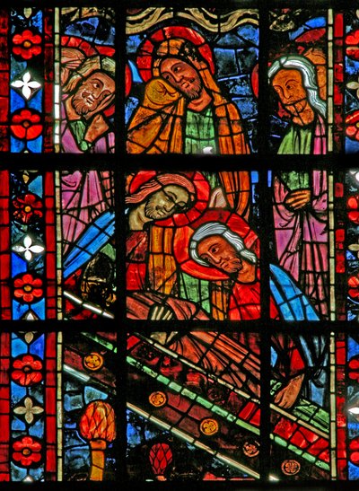 The Funeral of the Virgin Mary - the Apostles gather to attend by French School