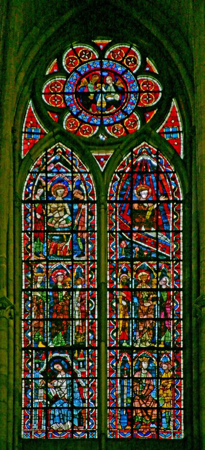 Scenes from the life of St John by French School