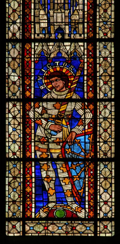 Window w203 depicting St Victor by French School