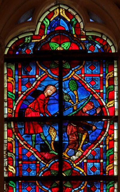 Window depicting Lamech