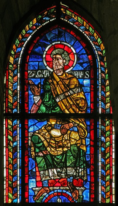 Window w207 depicting Zachariah by French School