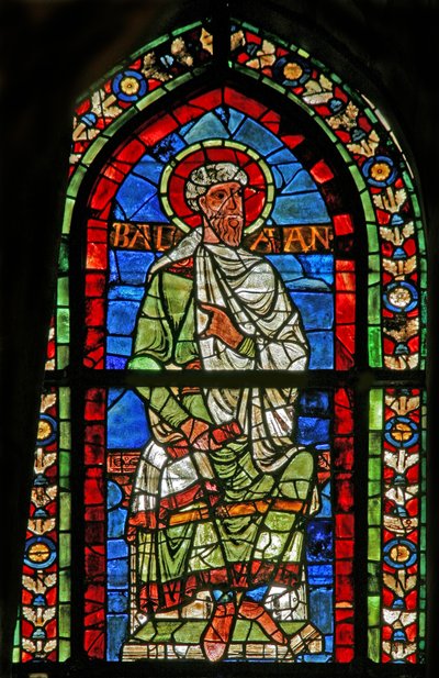Window w209 depicting Balaam by French School