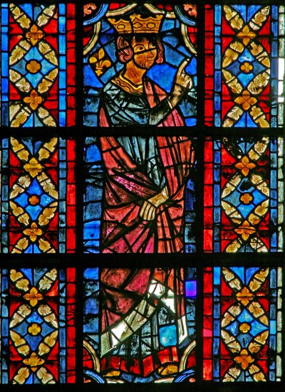 Window depicting a Scene from the Life of St Savinien: Aurelian Orders Savinien to be Tortured by French School