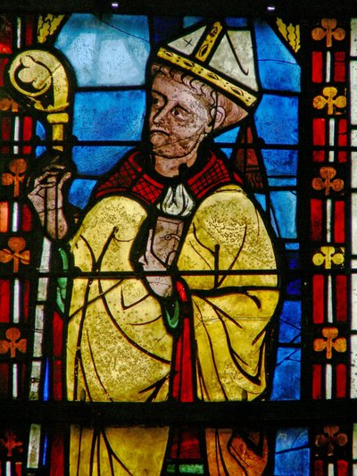 Window w21 depicting a donor - Jean de Bernieres by French School