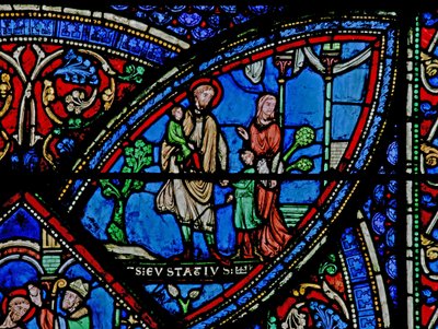 Life of St Eustache: He Leaves Home with His Family by French School