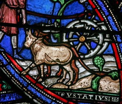 Life of St Eustache: He Works the Land by French School