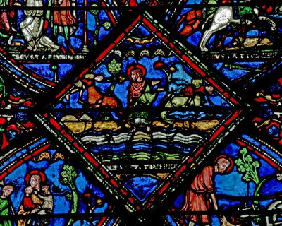 Life of St Eustache: His Children are Carried Off by Wild Animals by French School