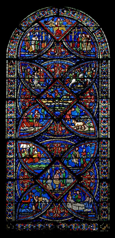 Scenes from the Life of St Eustache by French School