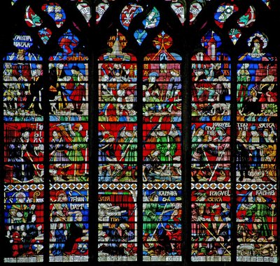Window depicting the Story of Tobias by French School