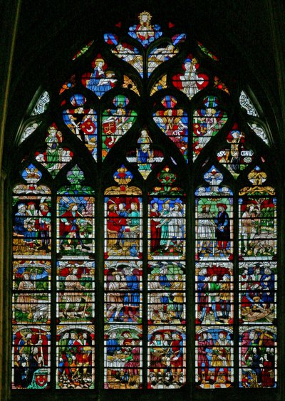 Scenes of the Prodigal Son story by French School