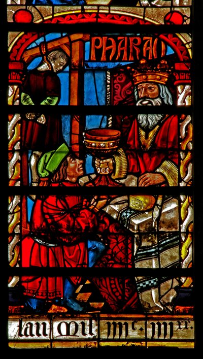 Scene from the story of Joseph: the butler reinstated and baker is hung by French School