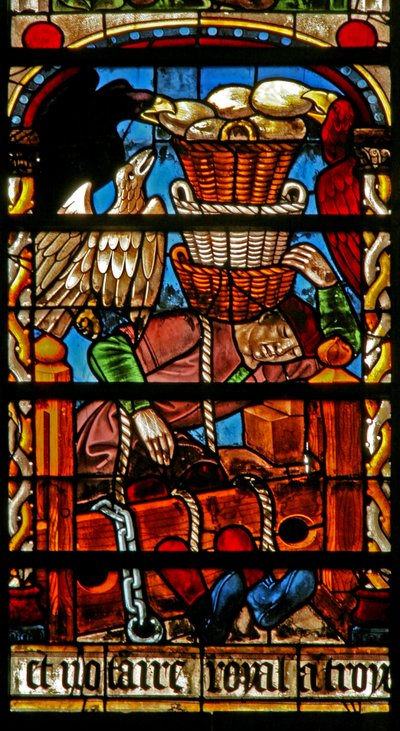 Scene from the story of Joseph: the dream of the baker by French School