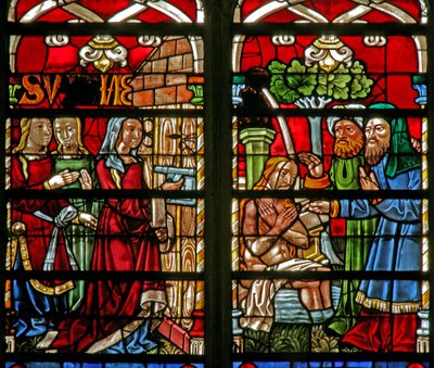 Suzanne is accused of adultery by the elders by French School