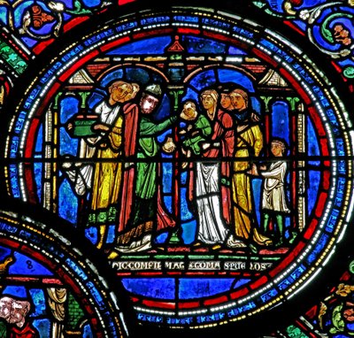 St Thomas Becket Confirming Children by French School