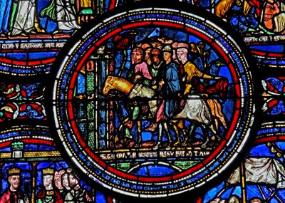St Thomas Becket on His Way to Canterbury by French School