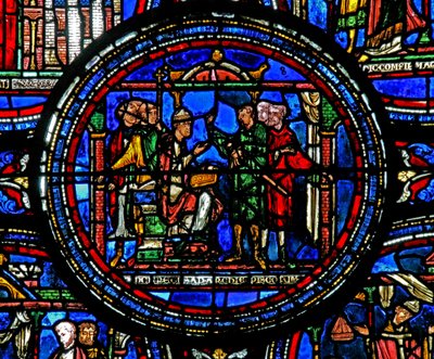 St Thomas Becket Receives Emissaries from the King by French School