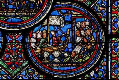 St Thomas Becket Sets Sail for England by French School
