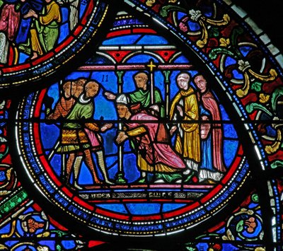 Murder of St Thomas Becket by French School