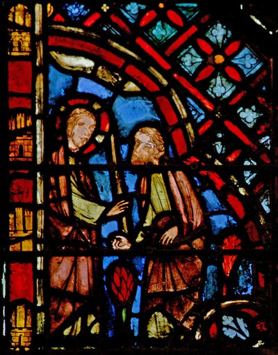 God gives Moses the scepter by French School