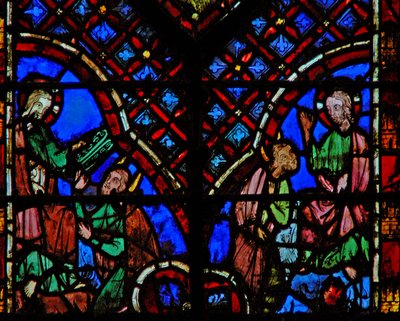 God Gives Moses the Tables of the Law by French School