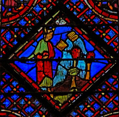 Moses Breaks the Tables of the Law by French School