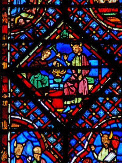 Moses Watches Bezalel Making the Menorah by French School