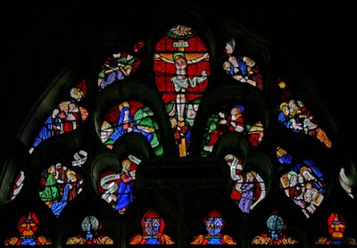 Crucifixion and Scenes from the Childhood of Christ by French School