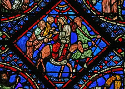 Flight into Egypt by French School