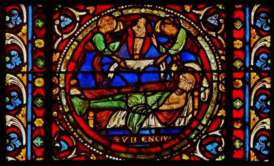 The Death of St Germain by French School