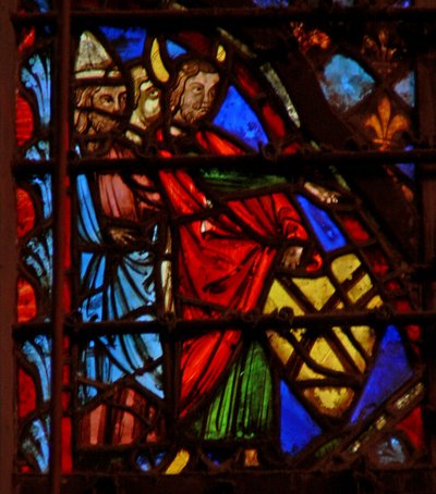 Sending 12 men to the Promised Land by French School