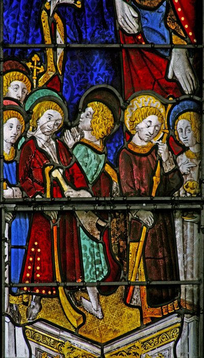 Window depicting Future Apostles by French School
