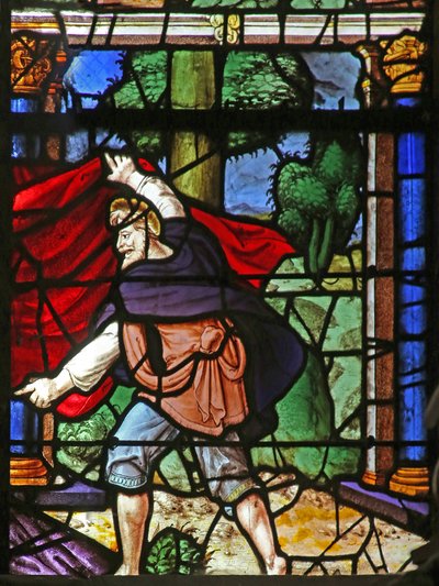 Window depicting Noah