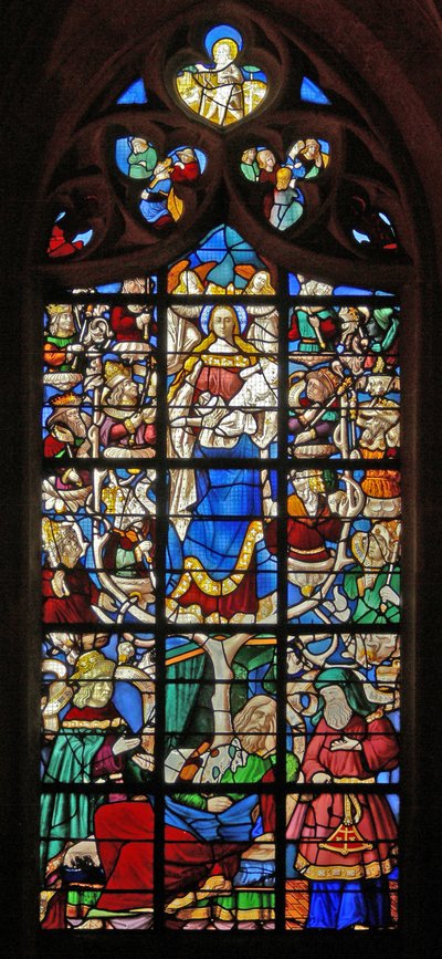 Window depicting the Tree of Jesse by French School
