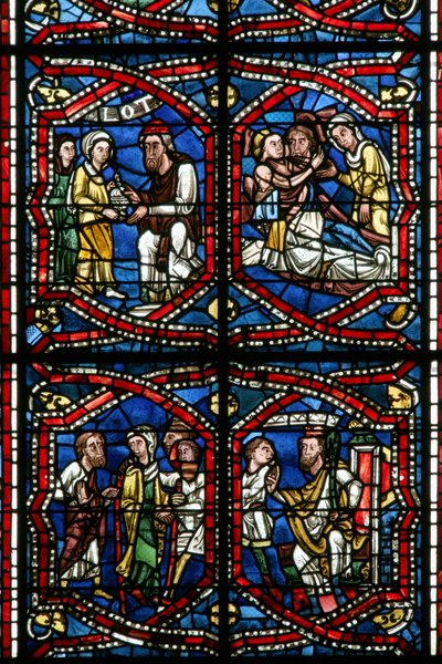 Window w5-R (Detail) by French School